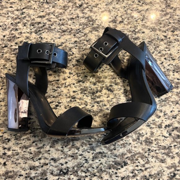 DKNY Terah Block Heel Sandal – Women’s Size 7.5 – Black – Worn Once – RN 31127 - Picture 1 of 5